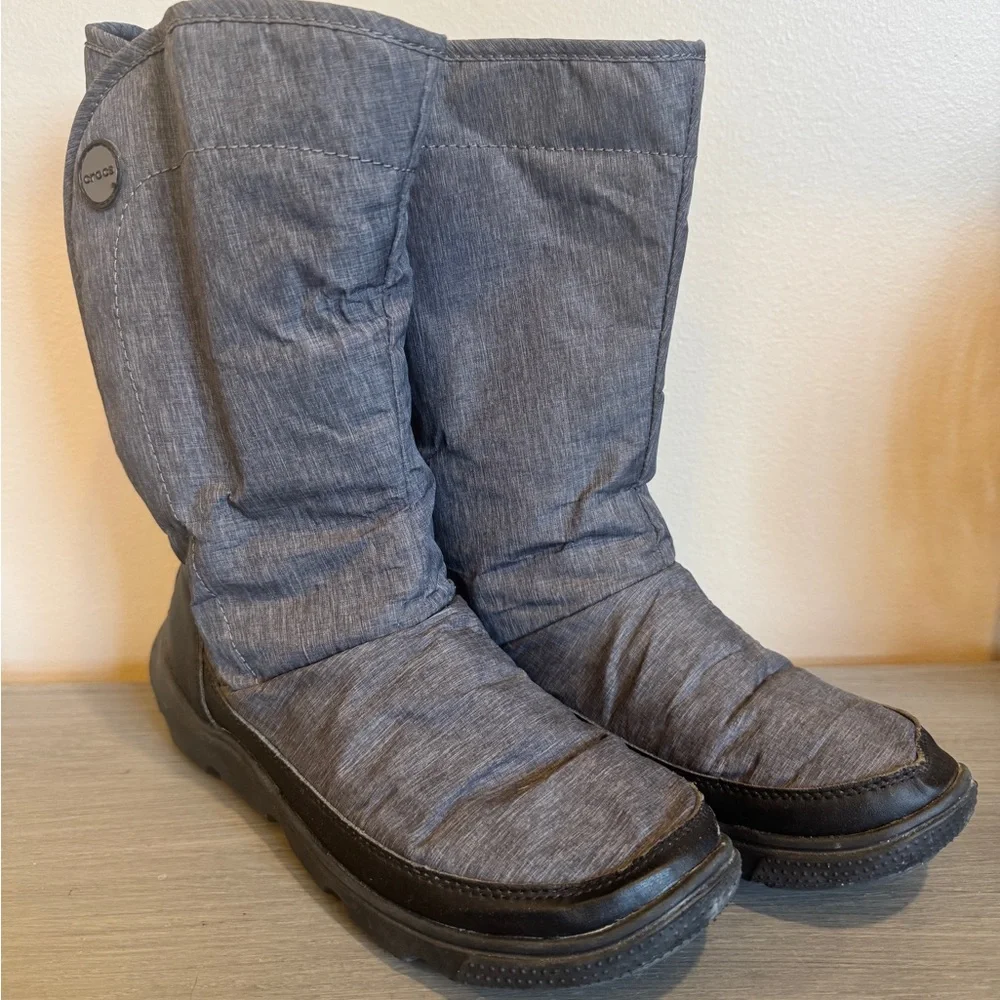 Crocs Womens Duet Busy Day Boot Shoes Sz 8 Winter Waterproof